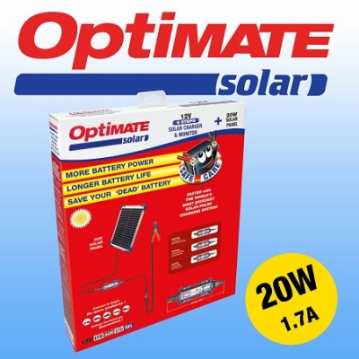 Optimate 20W Solar battery charger 1.7A